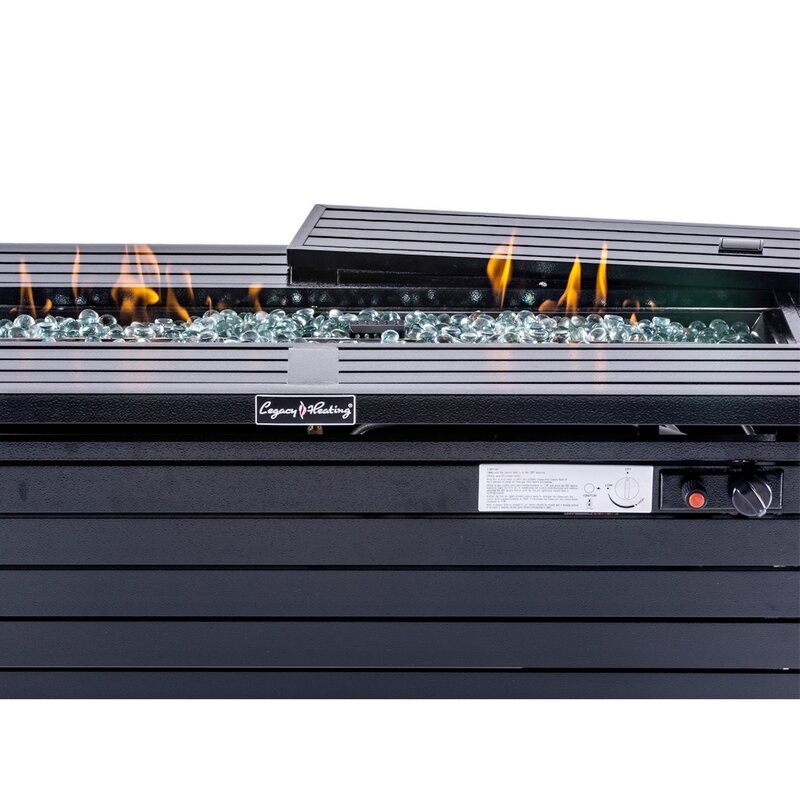 Goldstein Aluminum Propane Gas Fire Pit Table - Image 1