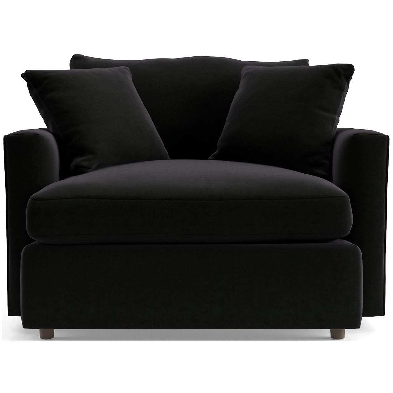 Lounge II Chair and a Half - Black - Image 0