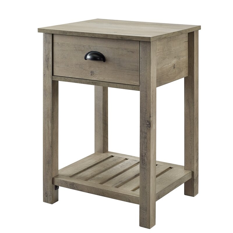 Kasey 1 Drawer End Table with Storage - Image 2