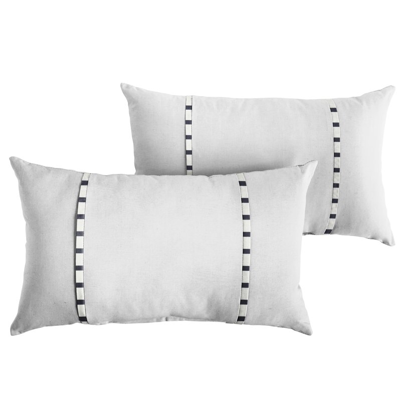 Keegan Outdoor Rectangular Lumbar Pillow - Image 0