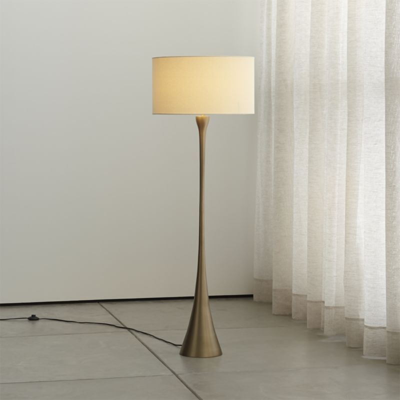 Melrose Brass Floor Lamp - Image 2