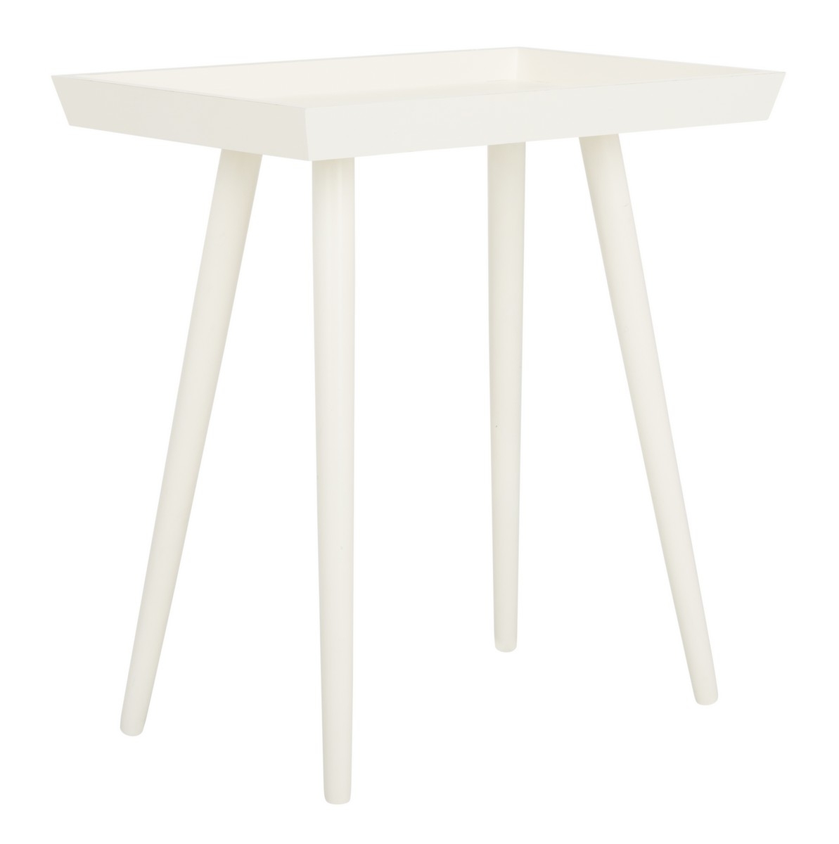 Nonie Tray Accent Table - Distressed White - Arlo Home - Image 2