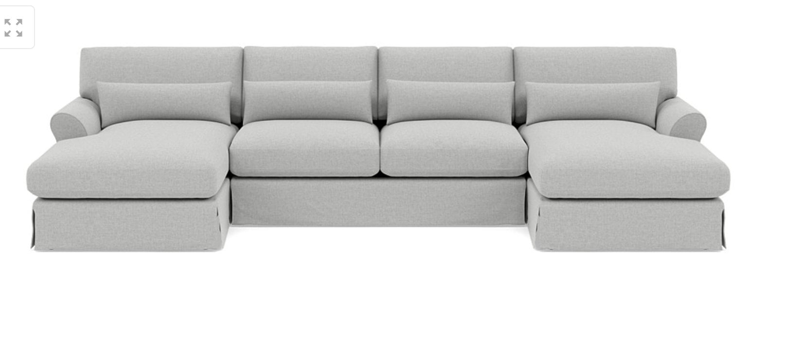 MAXWELL SLIPCOVERED Slipcovered U-Sectional Sofa - Image 0