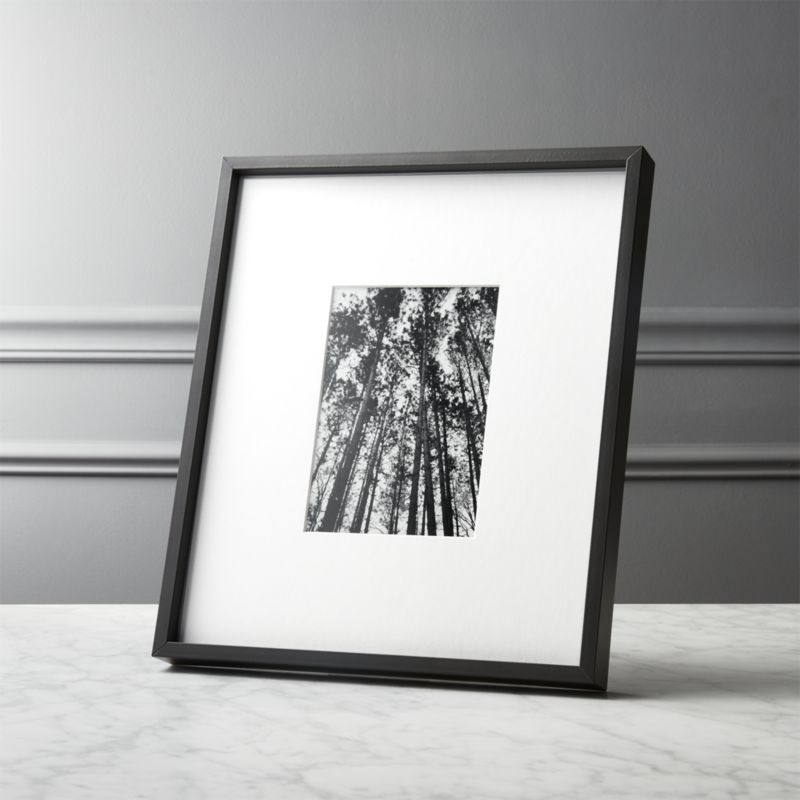 Gallery Black Frame with White Mat 5x7 - Image 5