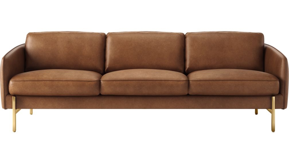 Hoxton Saddle Leather Sofa - Image 0