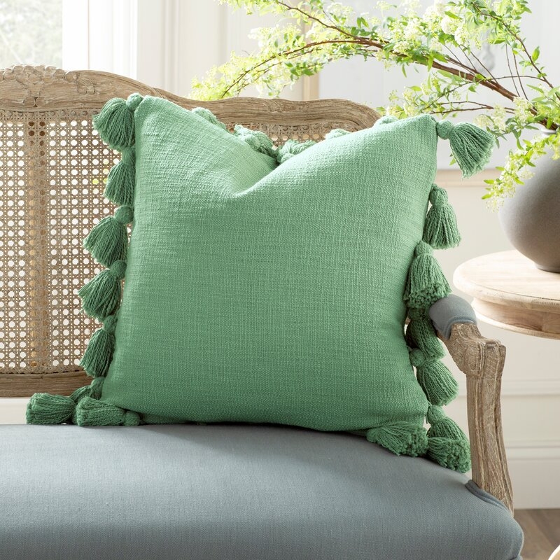 Tena Luxurious Cotton Throw Pillow - Image 1