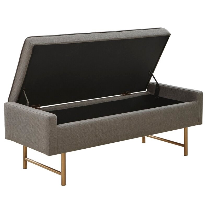 Faucett Upholstered Storage Bench - Image 4