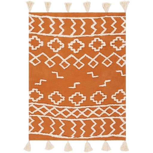 Tut Throw Blanket, Orange - Image 2