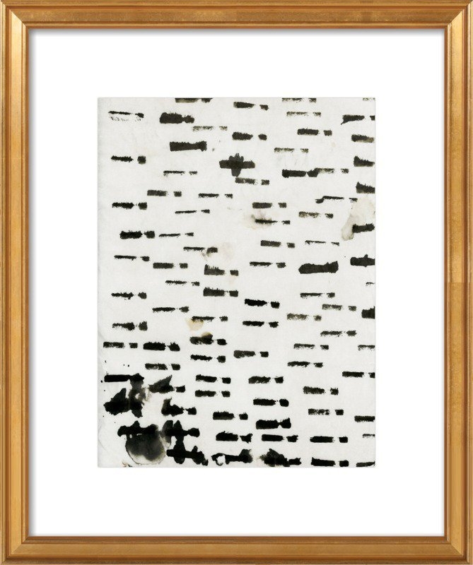 Wabi Sabi 16-01 - Gold Leaf Wood, frame width 1.25", depth 1.25" - Image 0