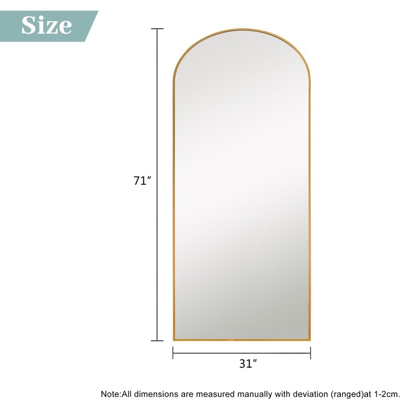 Arched Full Length Mirror - Image 1
