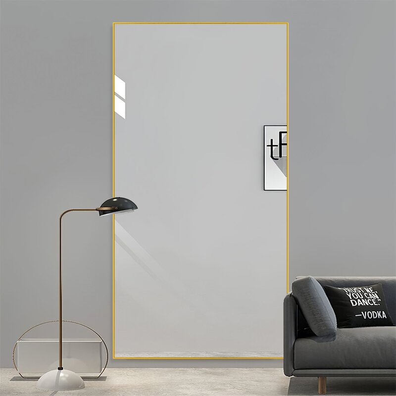 Oversized & Large Full Length Gold Framed Wall Mirror - Image 1