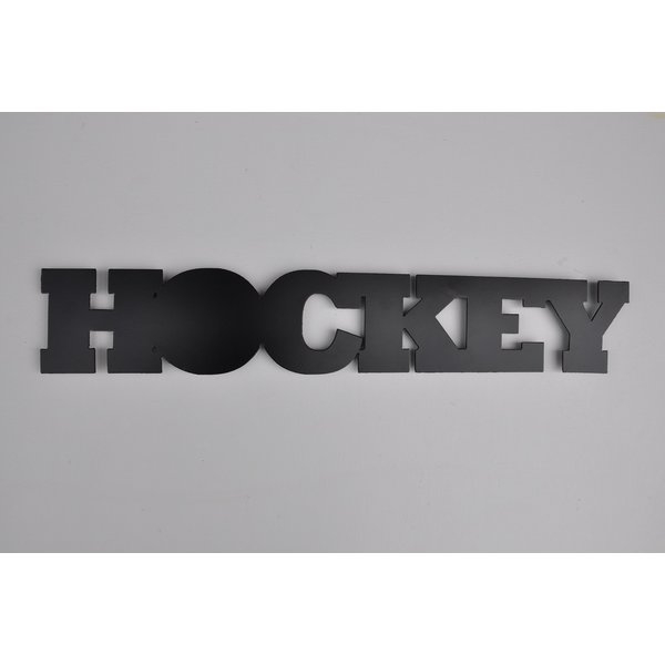 Metal Hockey Word Wall Décor - Image 0
