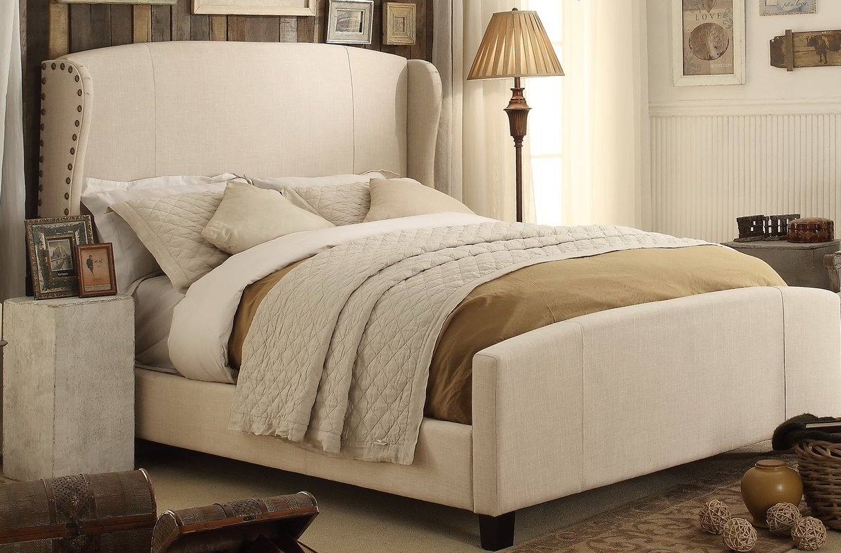 Progreso Queen Upholstered Panel Bed - Image 0