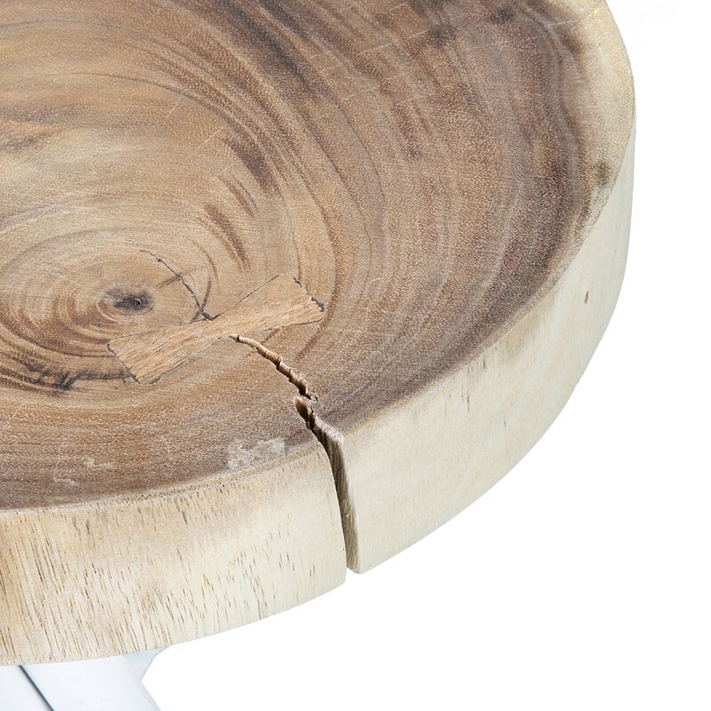 Harte Solid Wood Pedestal End Table - Image 3