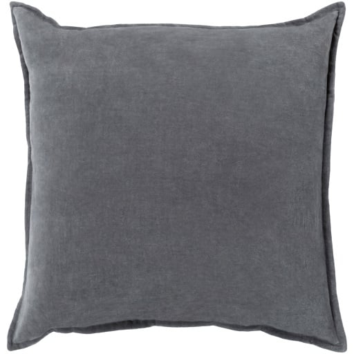Cotton Velvet Throw Pillow, 20" x 20", with poly insert - Image 0