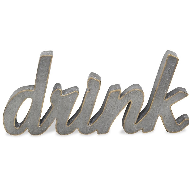 Metal Drink Wall Décor - Image 0