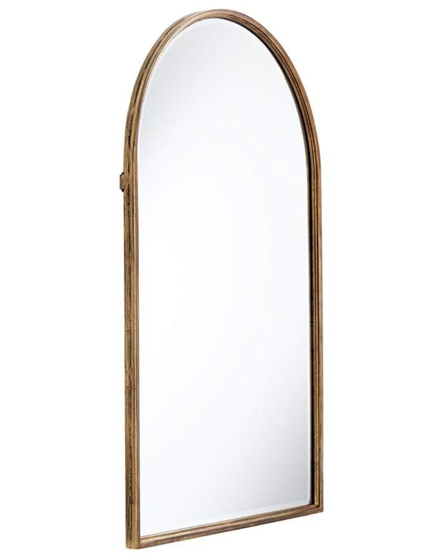 Uttermost Clara Gold 24" x 39" Arch Top Wall Mirror - Style # 79P55 - Image 3