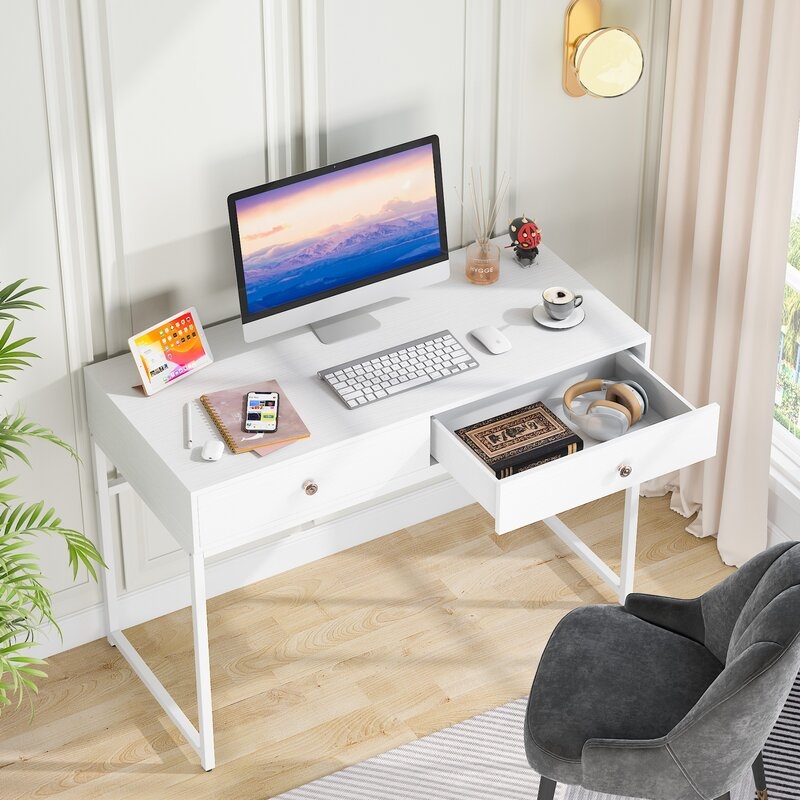 Altessa Desk / White - Image 1