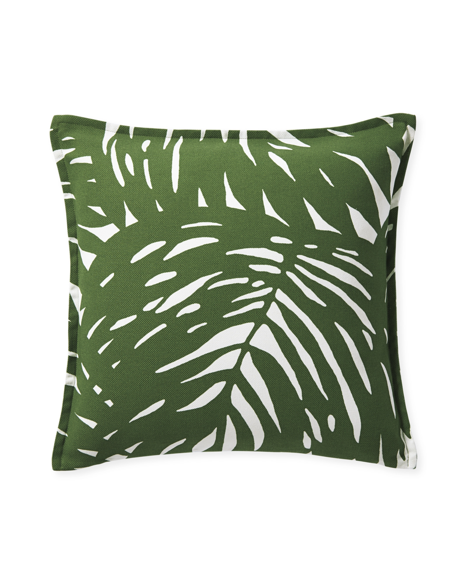 Palm Outdoor Pillow Cover - Green - Insert sold separately - Image 0