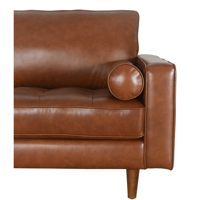 Idris Leather Sofa - Image 3