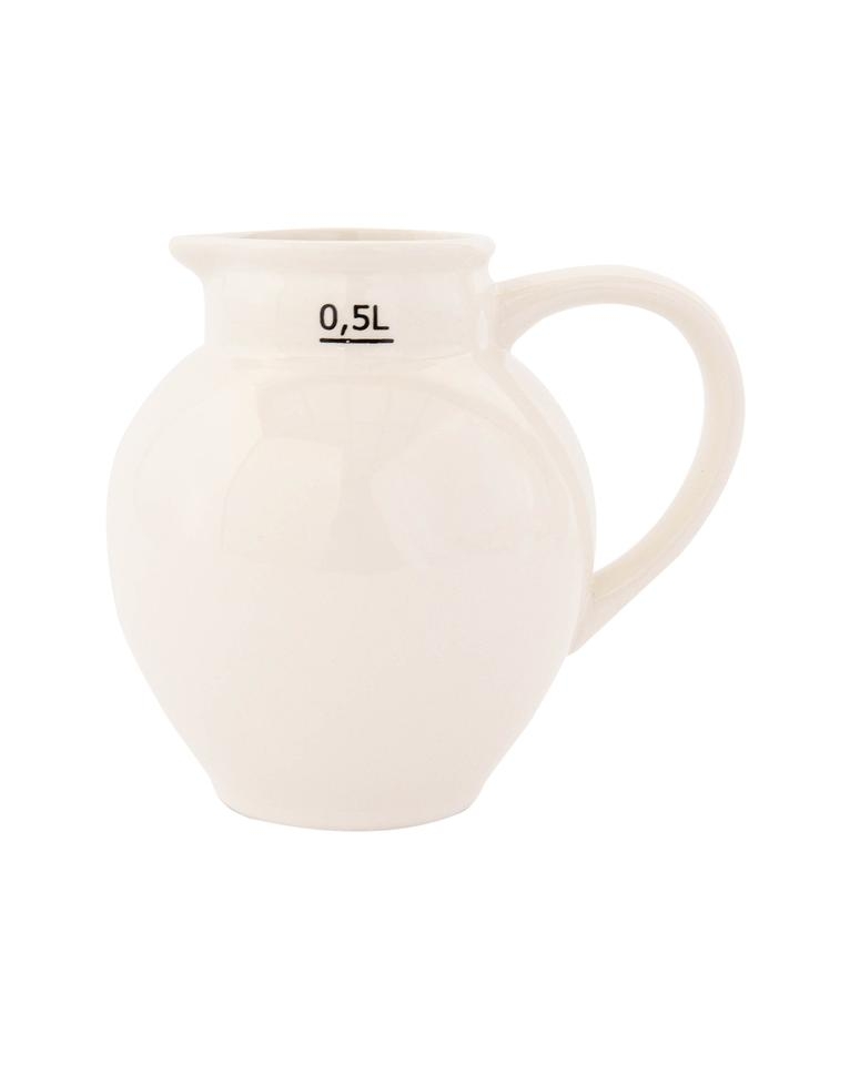 SIMPLE WHITE SMALL PITCHER - Image 0