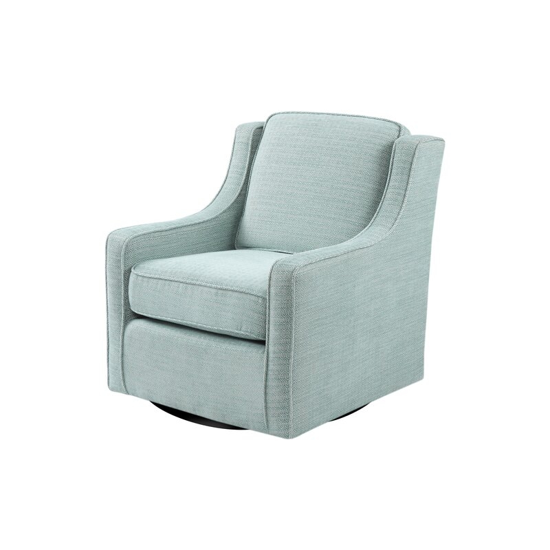 Vineland 28.35" Wide Polyester Swivel Armchair - Image 0