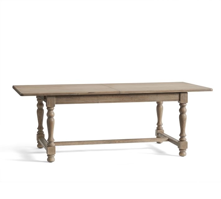 Normandy Extending Dining Table, Versaille Gray - Image 0