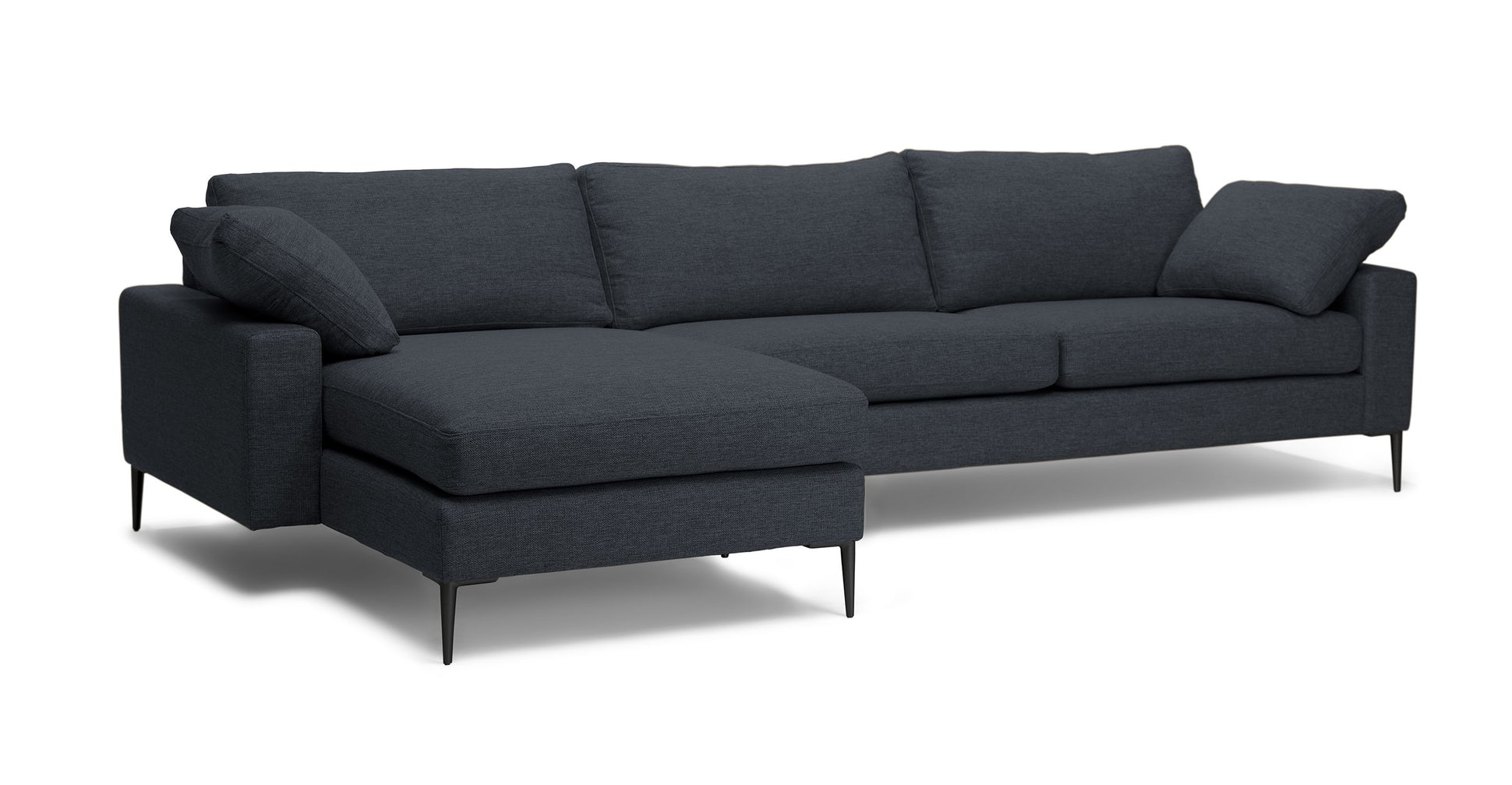Nova Bard Gray Left Sectional Sofa - Image 1