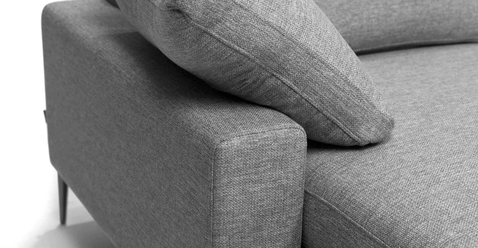 Nova Gravel Gray Left Sectional Sofa - Image 3