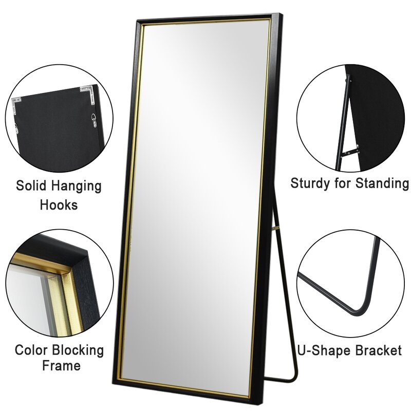 Jateen Modern and Contemporary Beveled Venetian Full Length Mirror - Image 1