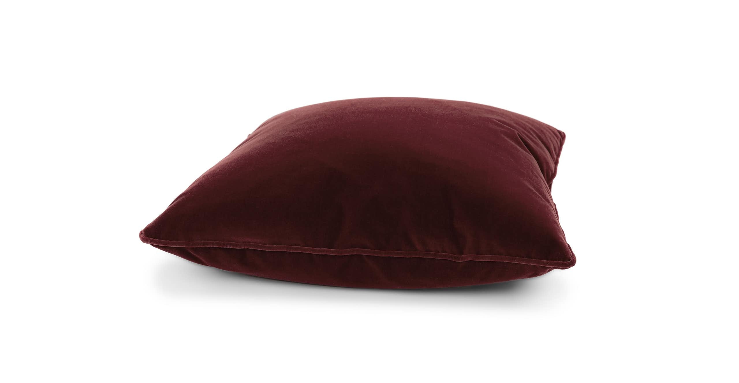 Lucca Garnet Red Pillow Set - Image 2