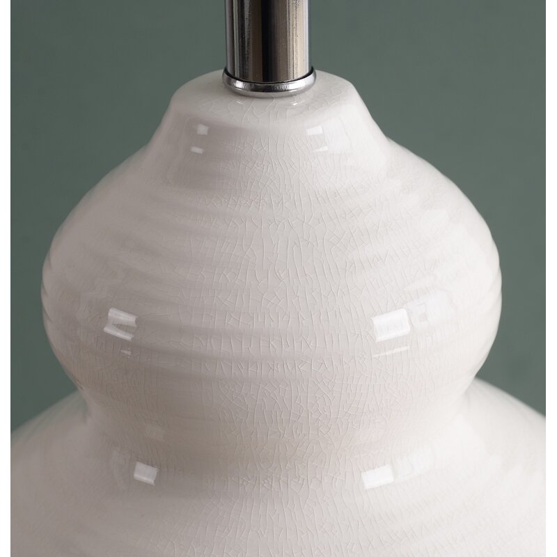 Monticello 27.5" White Table Lamp - Image 2