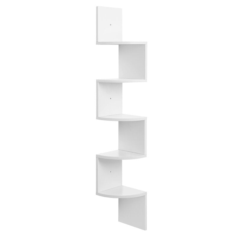 Lundquist 50.2'' H x 7.9'' W Corner Bookcase - Image 1