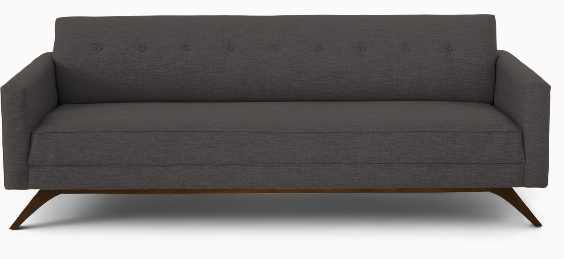 Modern Sofa - Roddy Mid Century Couch - Cordova Eclipse - Mocha - Image 0