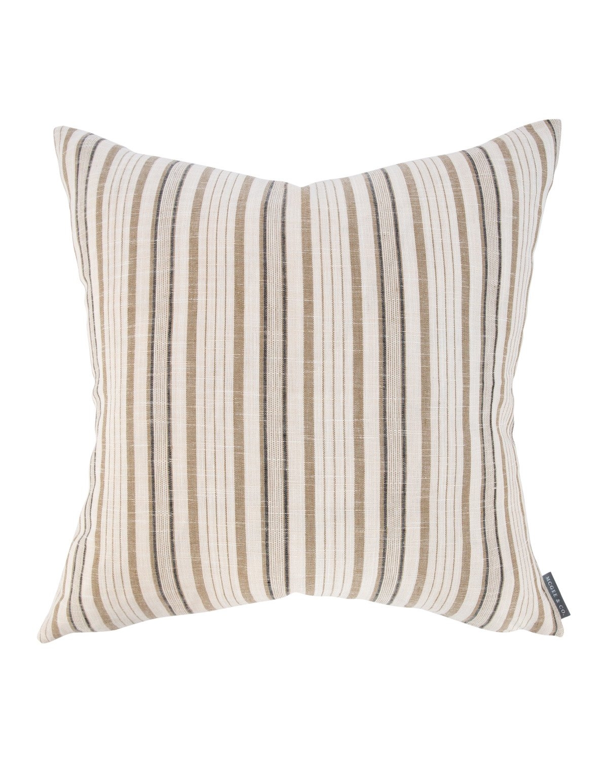 ARCHIE PILLOW WITHOUT INSERT, CAMEL, 22" x 22" - Image 0