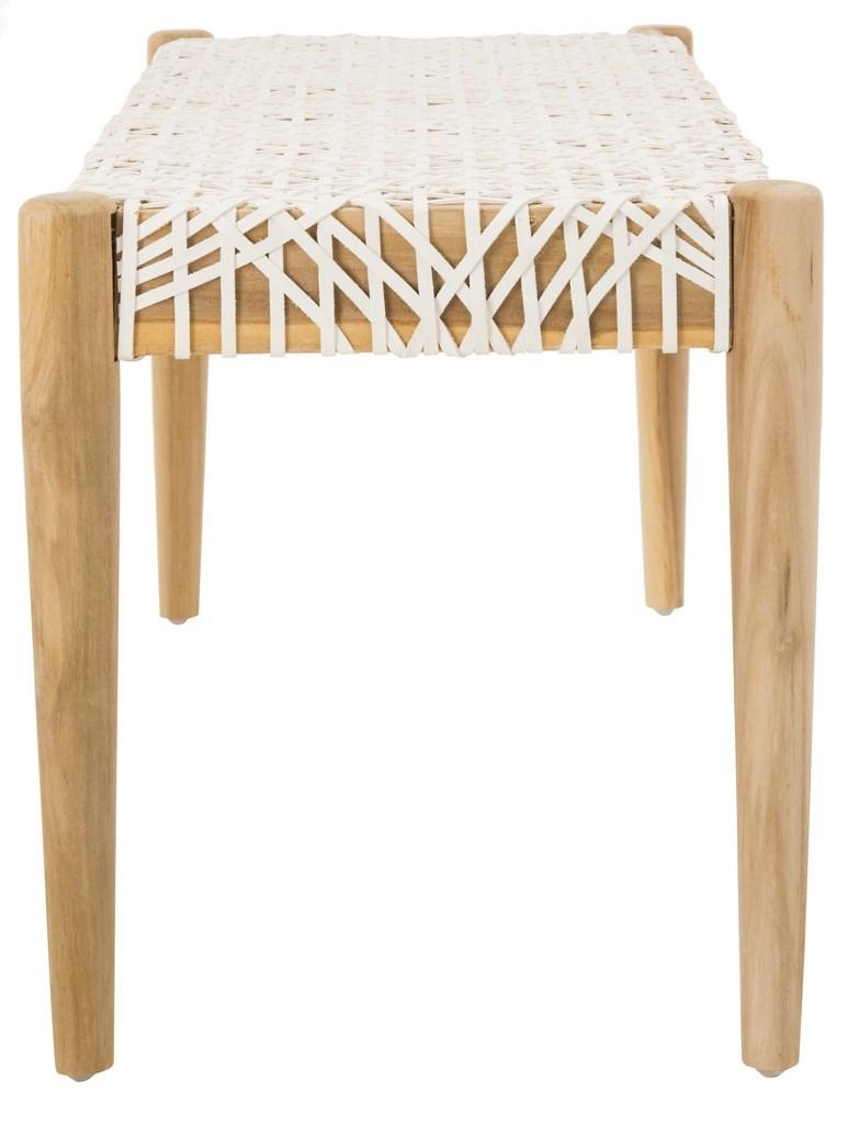 Bandelier Bench - Off White / Natural - Arlo Home - Image 5