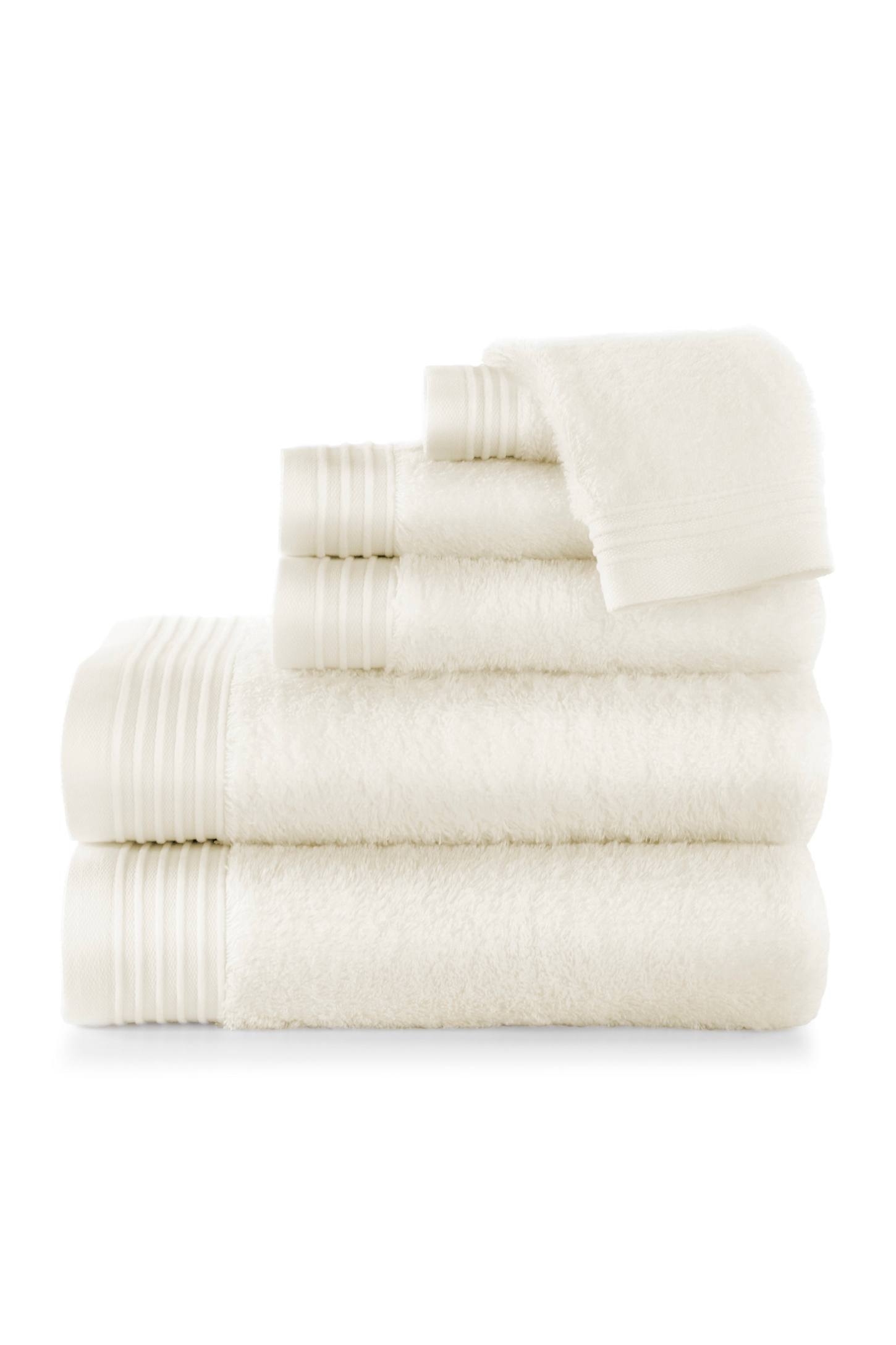 Peacock Alley Bamboo Bath Towel Collection - Ivory - Image 0