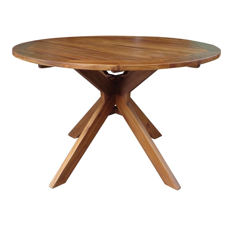 Kaylie Wood Round Dining Table - Image 1