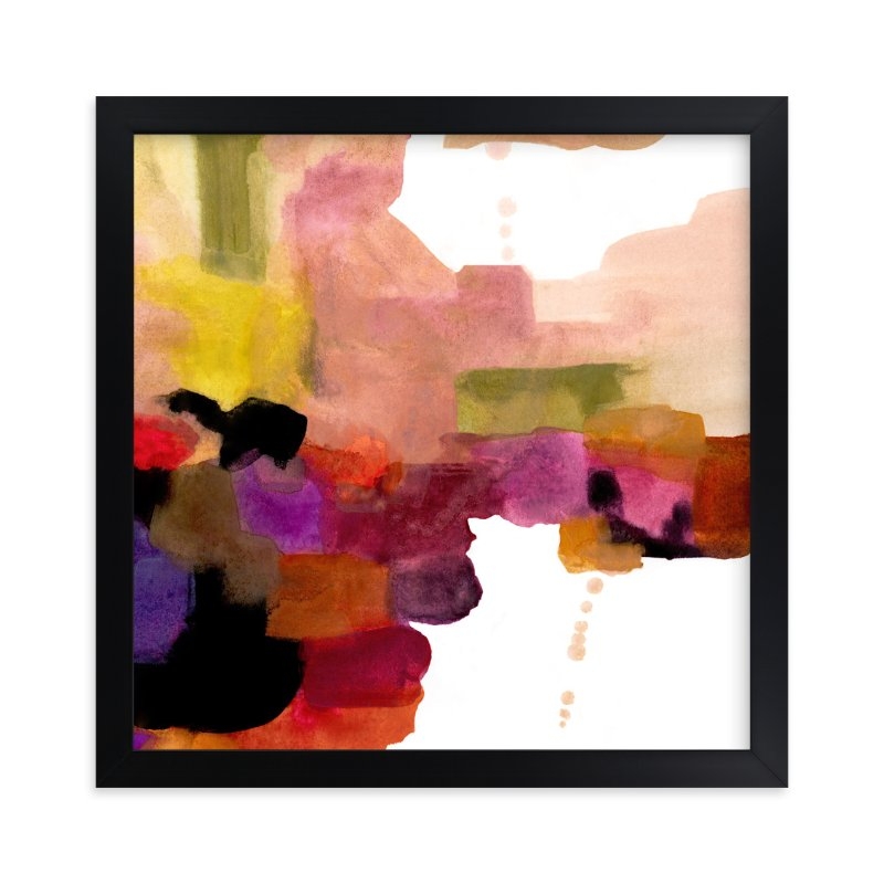 a ledge  LIMITED EDITION ART - 30" x 30" No Border with Rich Black Wood Frame - Image 0