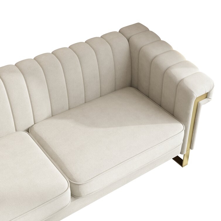 Hildi 83.86'' Upholstered Sofa - Image 2
