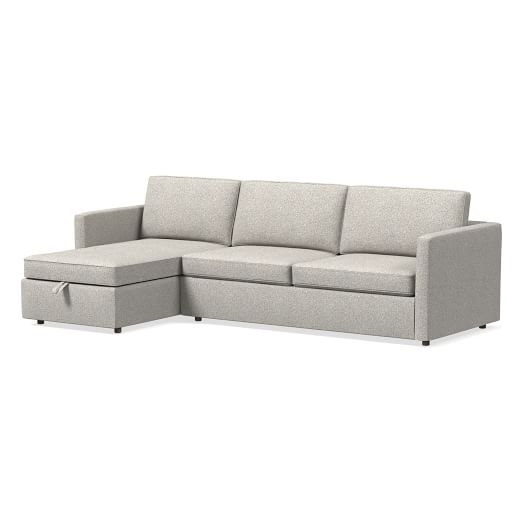 Harris Sectional Set 04: Left Arm Storage Chaise and Right Arm Sleeper Sofa - Image 6