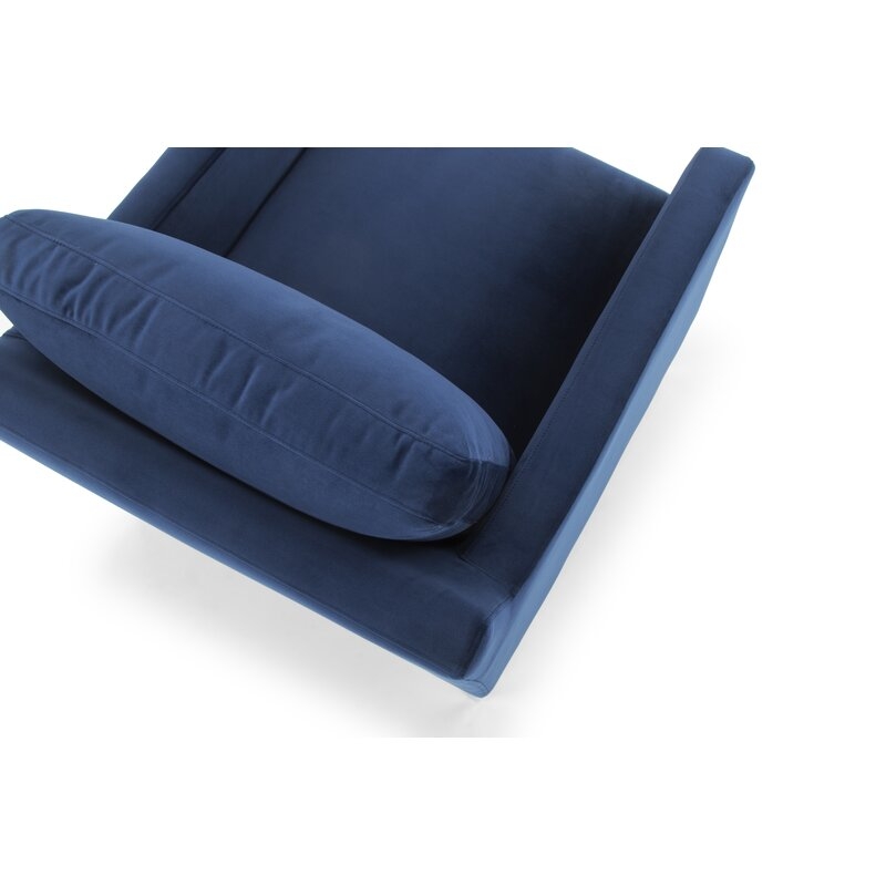 Stax Dark Blue Rumley Lounge Chair - Image 2