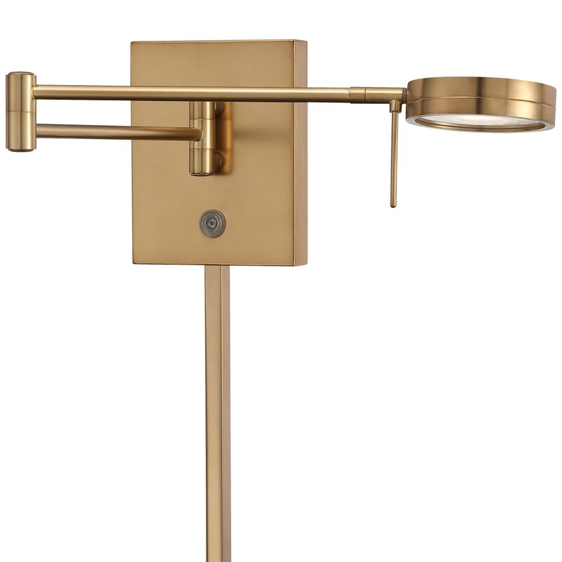 Mangino 1-Light Plug-In Swing Arm Lamp - Image 0