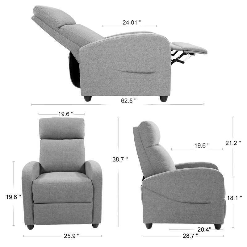 Manual Recliner with Massage - Image 3