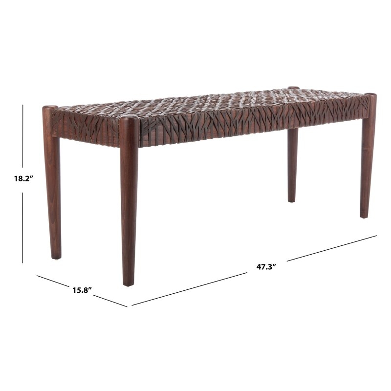 Bandelier Solid Wood Bench - Image 2