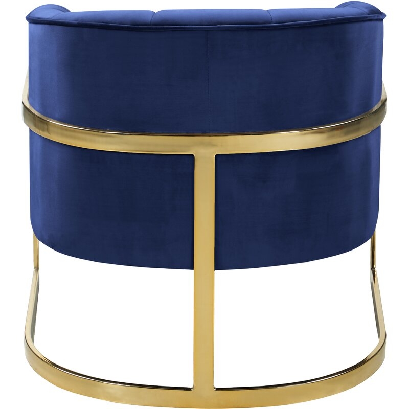 Barnicle 31.5'' Wide Velvet Barrel Chair - Image 2