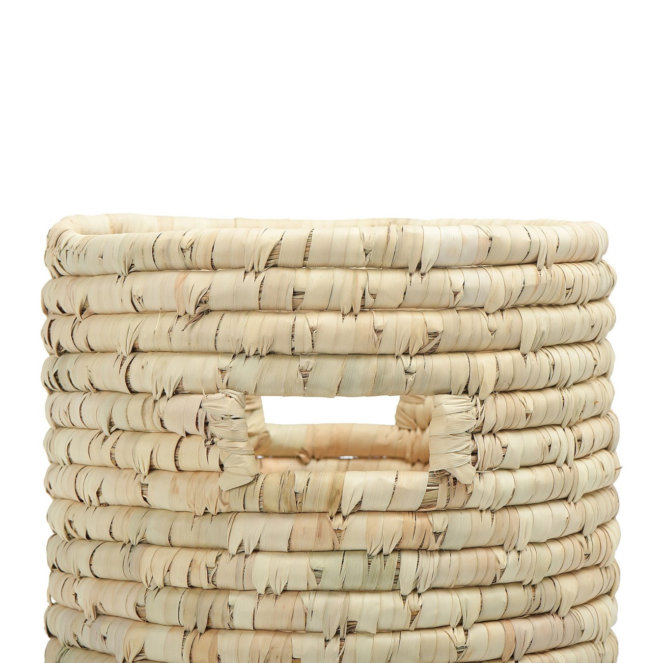 Natural Grass Baskets, Set of 3 - Image 3