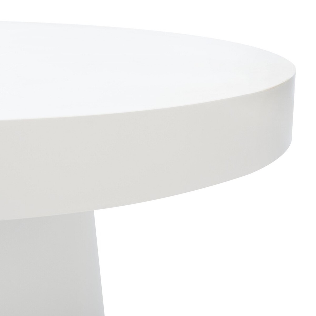 Jaria Paper Mache Coffee Table, White - Image 2