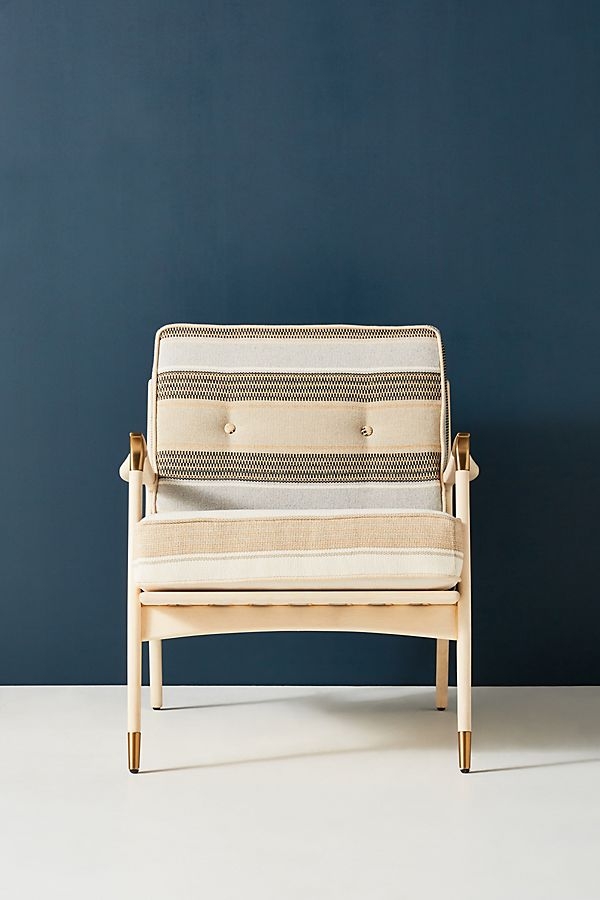 Castine-Striped Haverhill Chair - Image 3