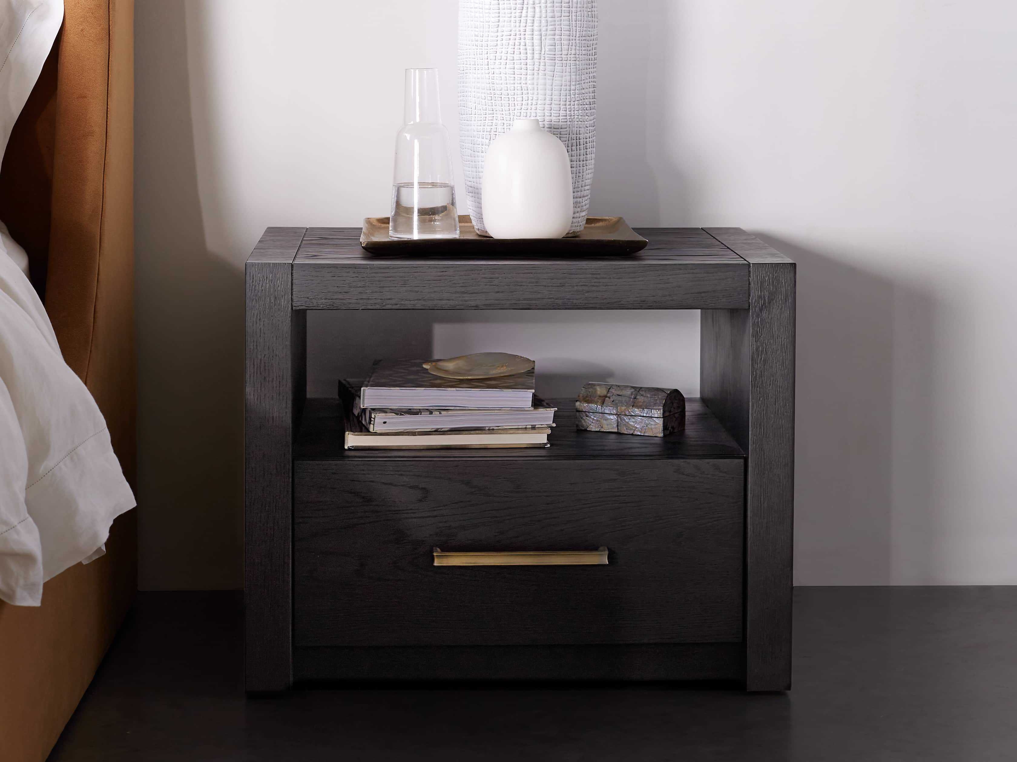 Bodhi Open Nightstand in Wood Black  Ebony - Image 4